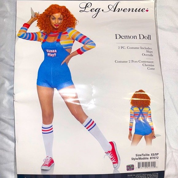 Pants & Jumpsuits Sexy Chucky Womens Costume Brand New Size Xs